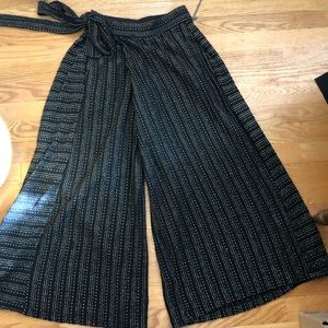 Anthropologie Eva Franco Shimmering Gaucho Pants XS